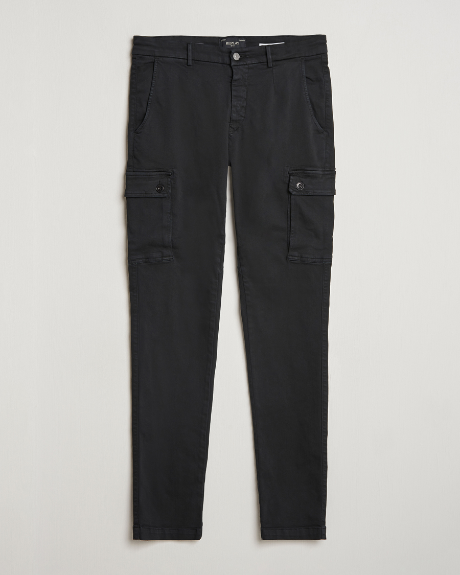 Replay Jaan Hyperflex Cargo Pants Black