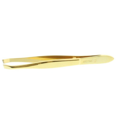 Malteser Pincet 8 Cm Verguld Scheef Geb 328 (1 stuk)