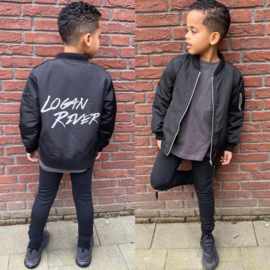 All black baby bomber (gepersonaliseerd)