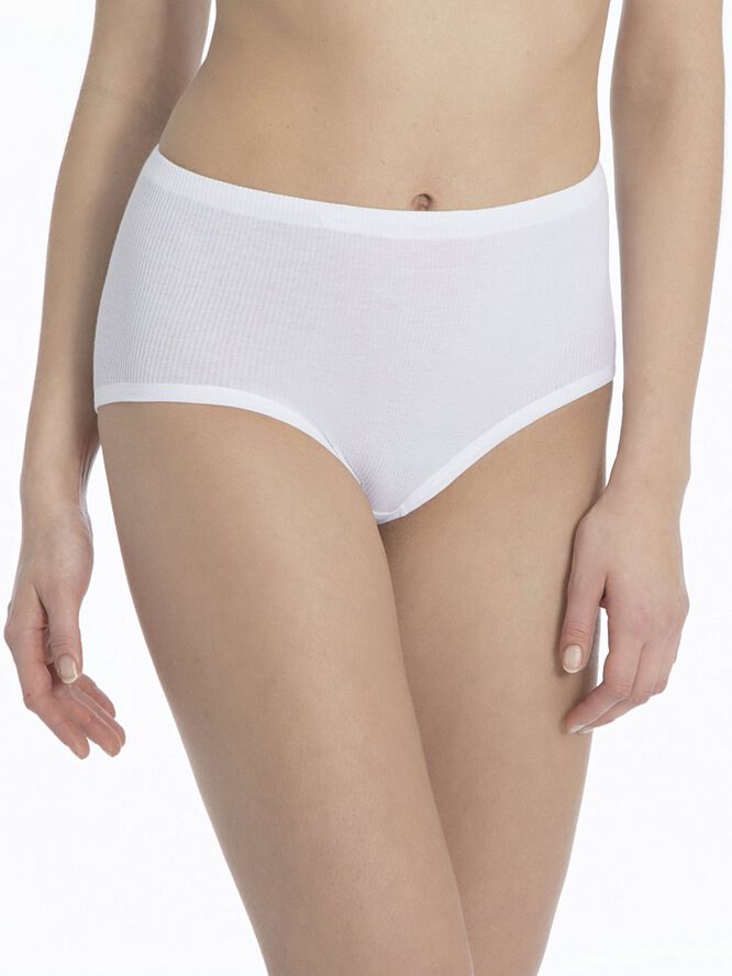Calida Classic Cotton 2:2 Midi Breif Hvid