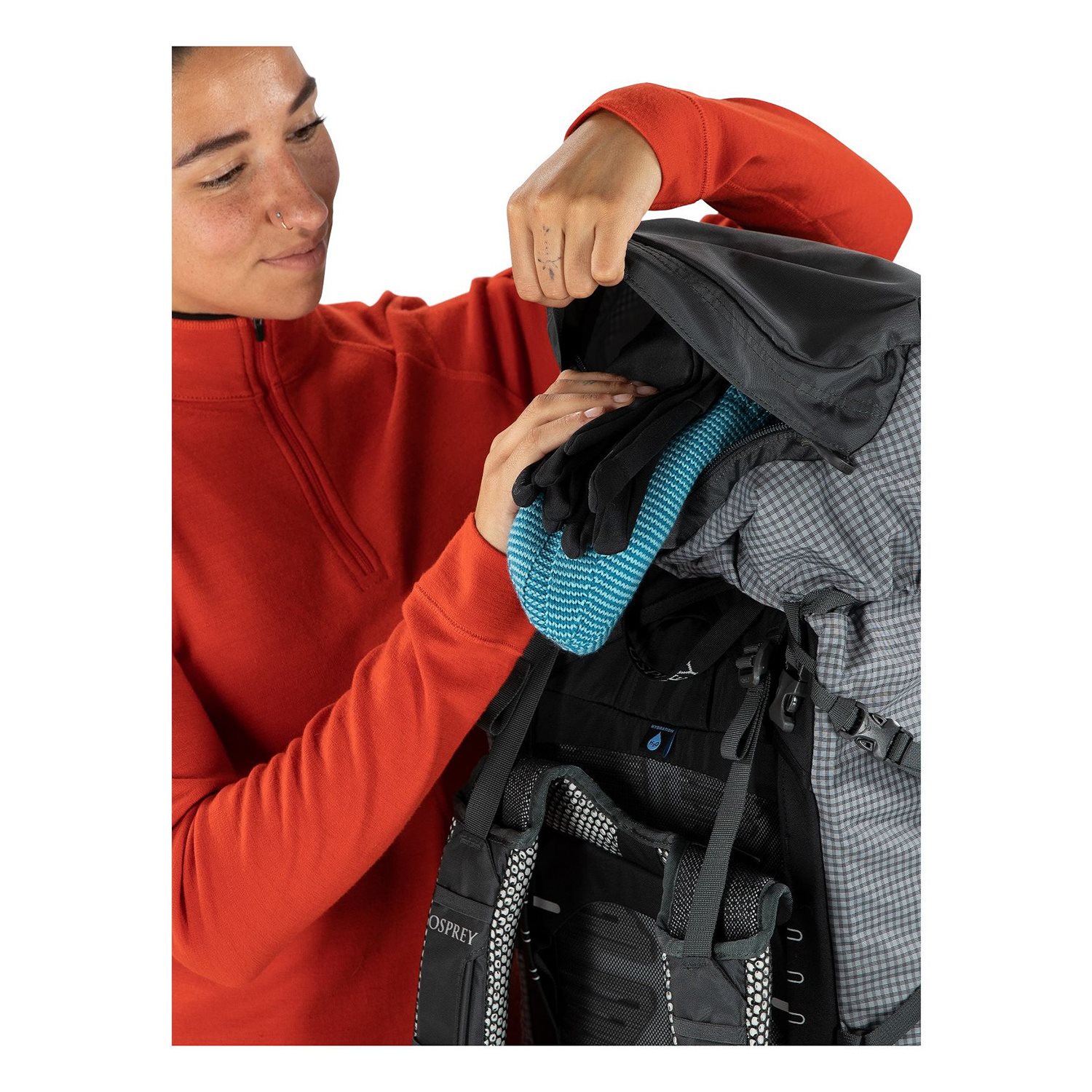 Osprey Ariel Pro 75 WXS/WS silver lining