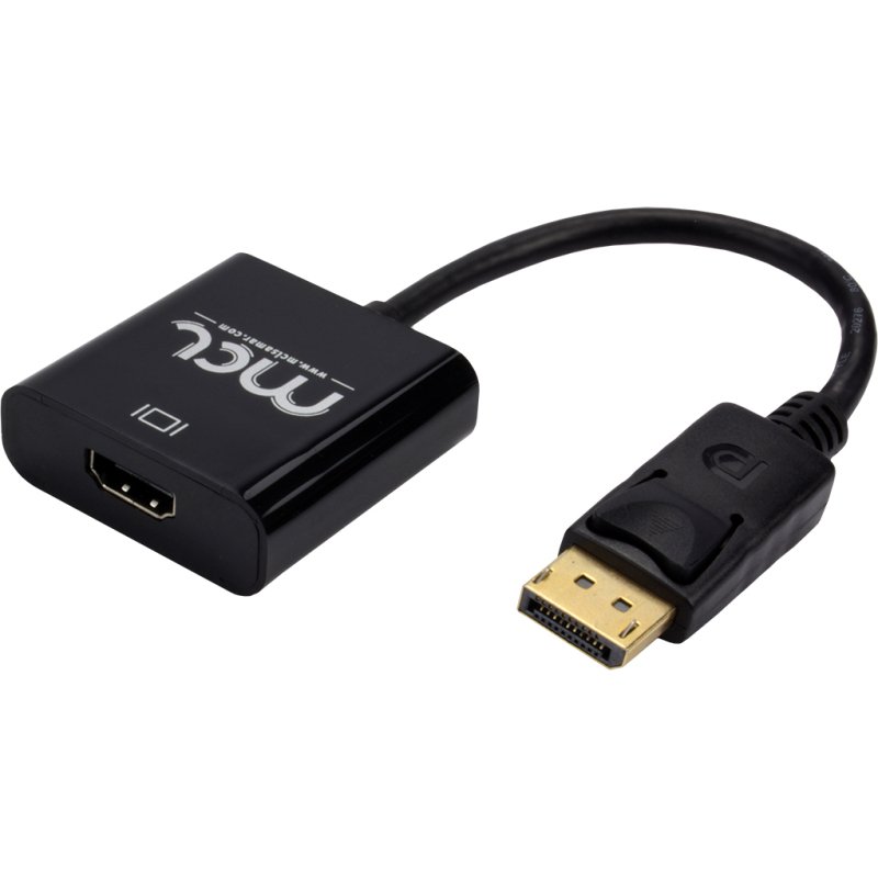 MCL CG-291CAZ câble vidéo et adaptateur 0,15 m DisplayPort HDMI Type A (Standard) Noir