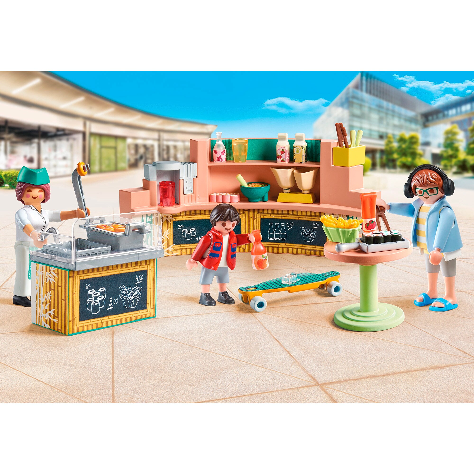 PLAYMOBIL Konstruktionsspielzeug myLife Food Lounge