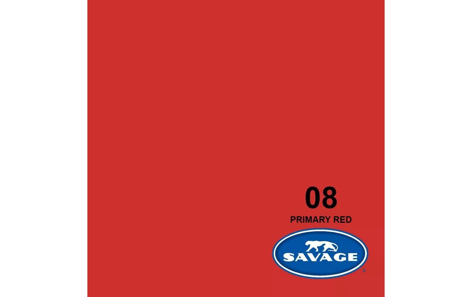 Hintergrund Papier 2.72 x 11m Primary Red<br>Das Hintergrundpapier von Savage