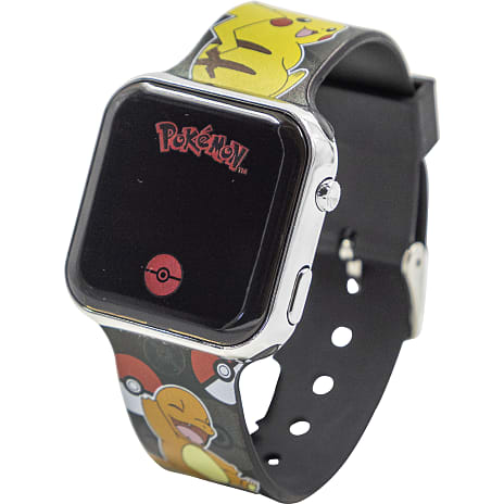 Pokémon børne LED armbåndsur str. onesize - sort