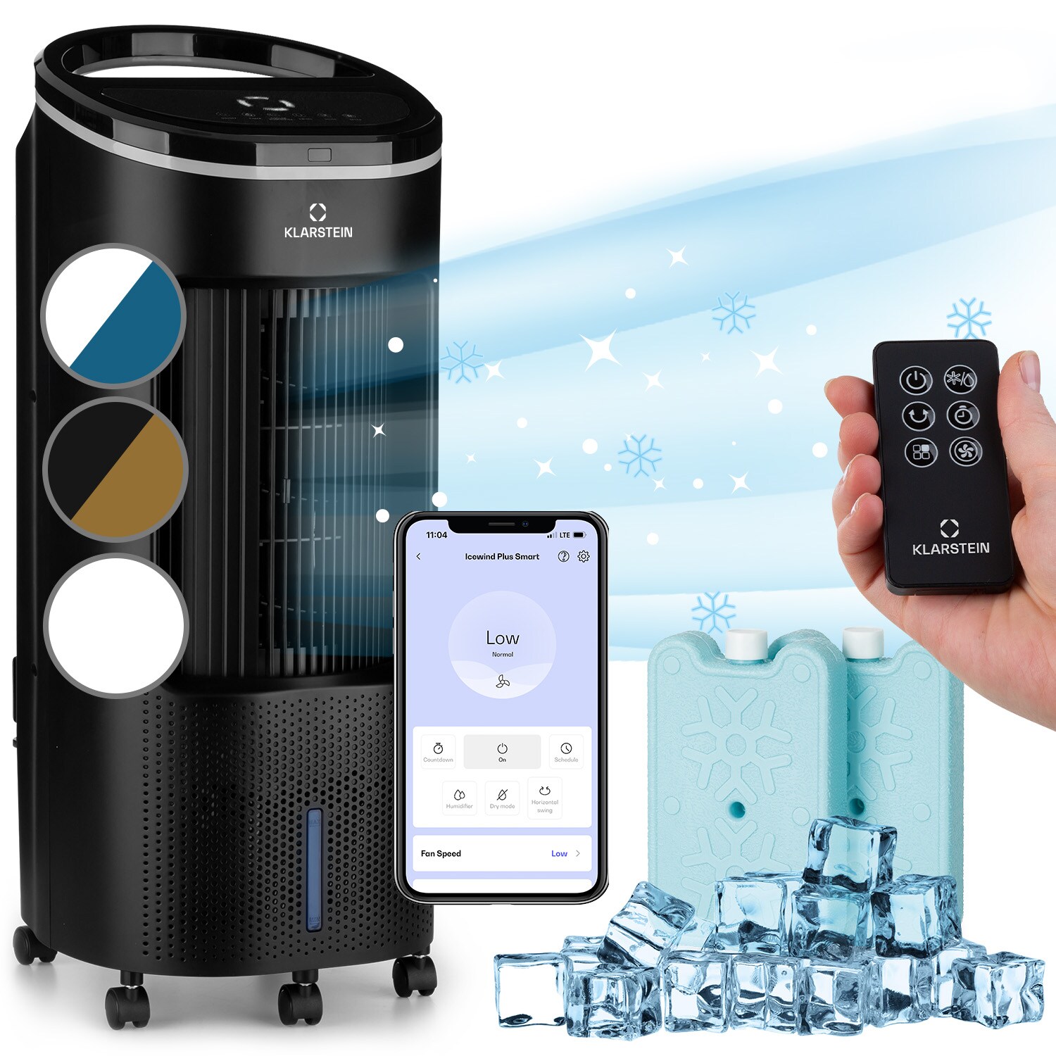 IceWind Plus Smart 4-in-1 Luftkühler Ventilator App-Steuerung