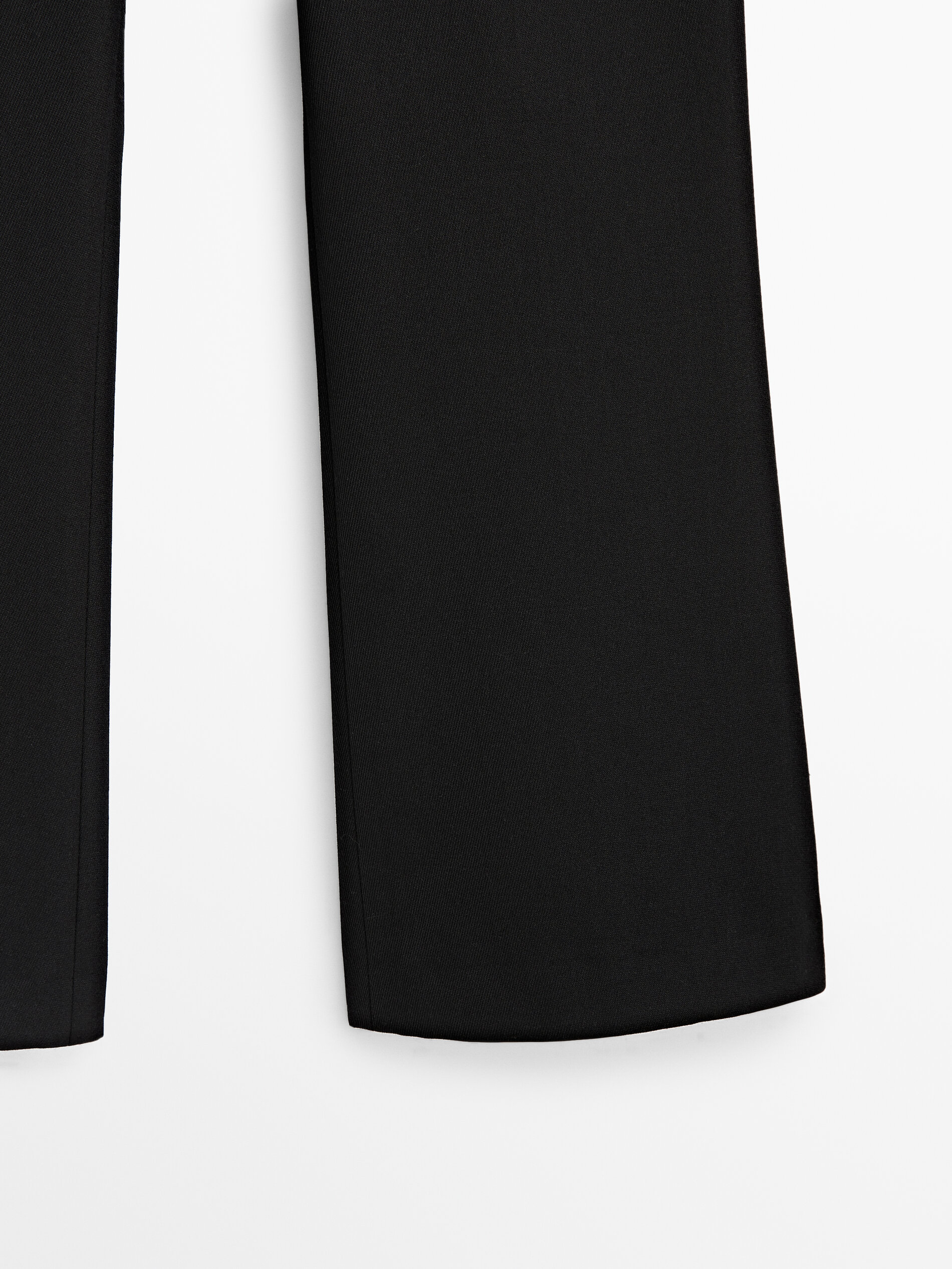 Calça com lana kick flare - NEGRO