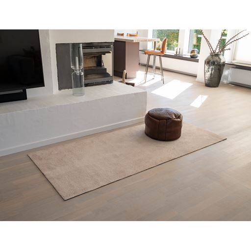 Tica Copenhagen Unicolor Gulvtæppe, Ivory, 90x200 cm
