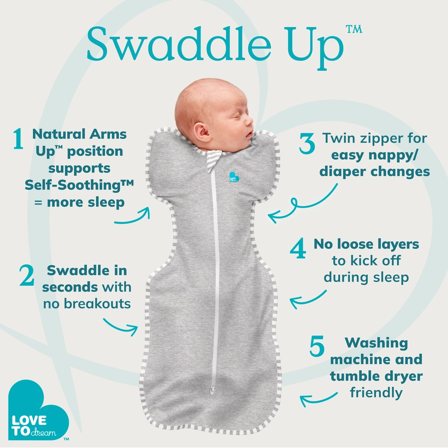 Love to dream™ Swaddle Up™ Pucksack rosa