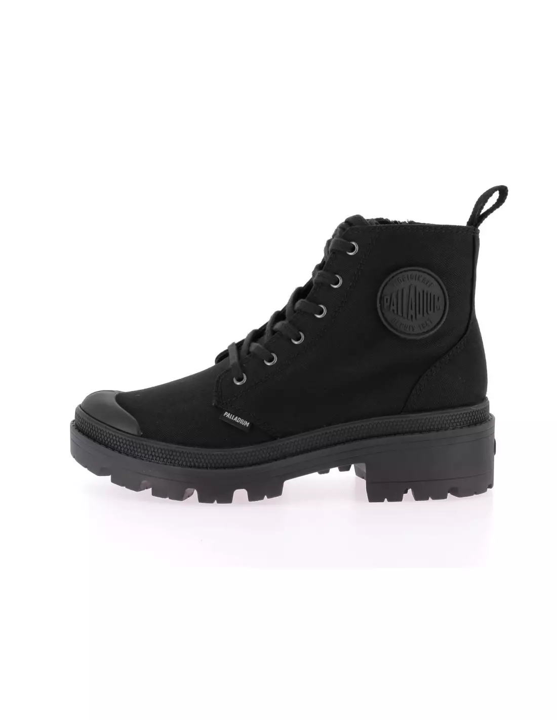 PALLADIUM PALLABASE TWIL - Baskets Noir