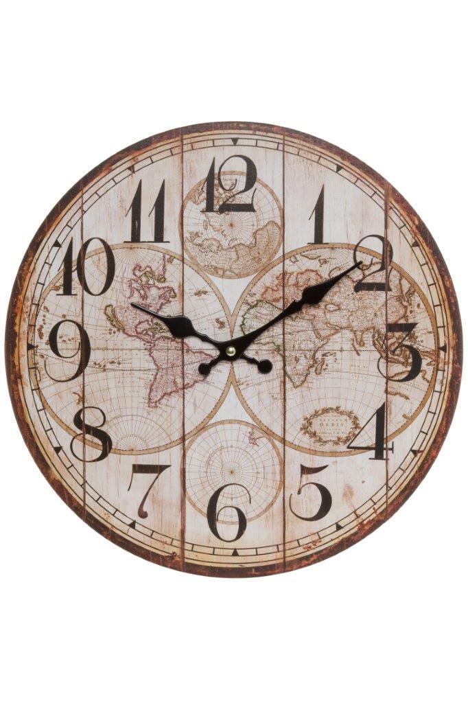 Wanduhr WELF - mehrfarbig - 33,8 cm