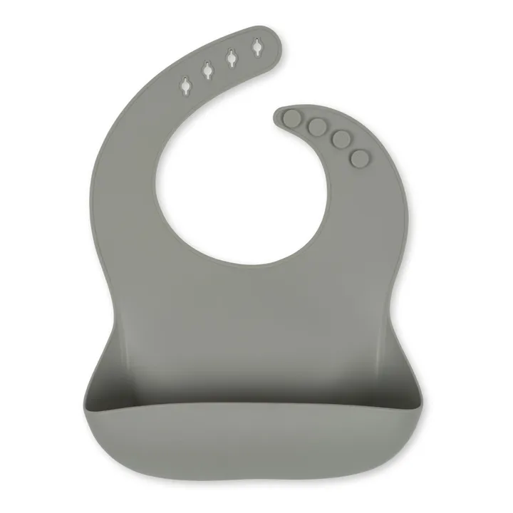 Konges Sløjd Bavoirs en silicone Dino - Set de 2 | Beige