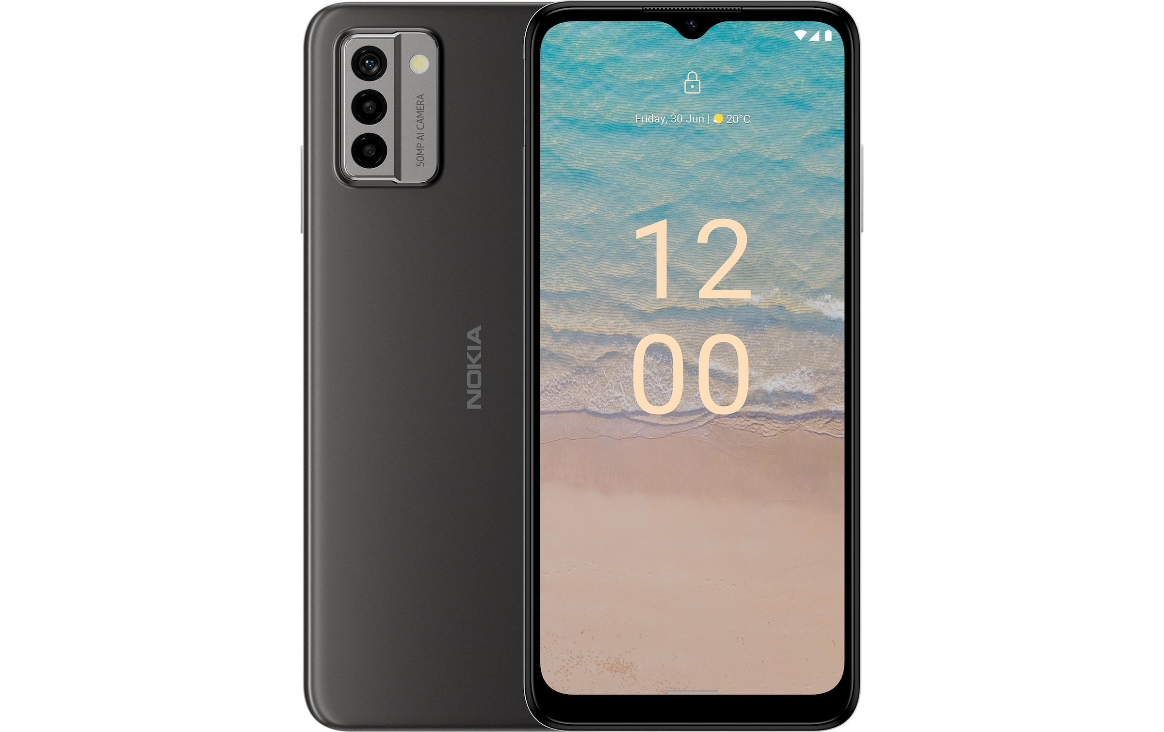 Nokia Smartphone »G22 64GB Meteor Grey« Grau