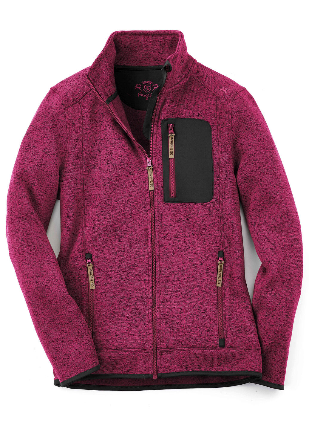 Strickfleece-Kurzjacke