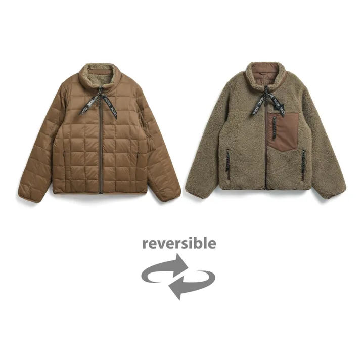 Taion Doudoune Réversible Down x Boa Mountain | Camel