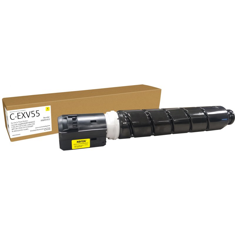 Toner remanufacturé Jaune Everyday™ de Xerox compatible avec Canon C-EXV55 (2185C002AA), Capacité standard