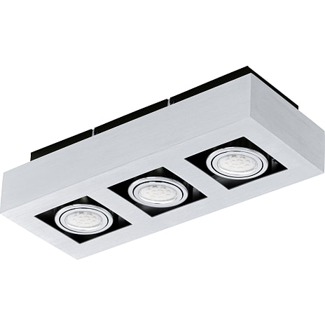 Loke LED loftlampe - børstet stål