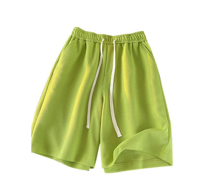 Obikan - Effen joggingbroek met trekkoord in de taille