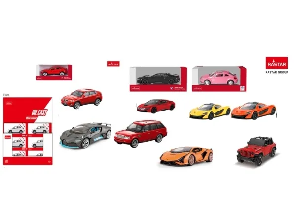 RASTAR Die cast 1:43 asst. PDQ