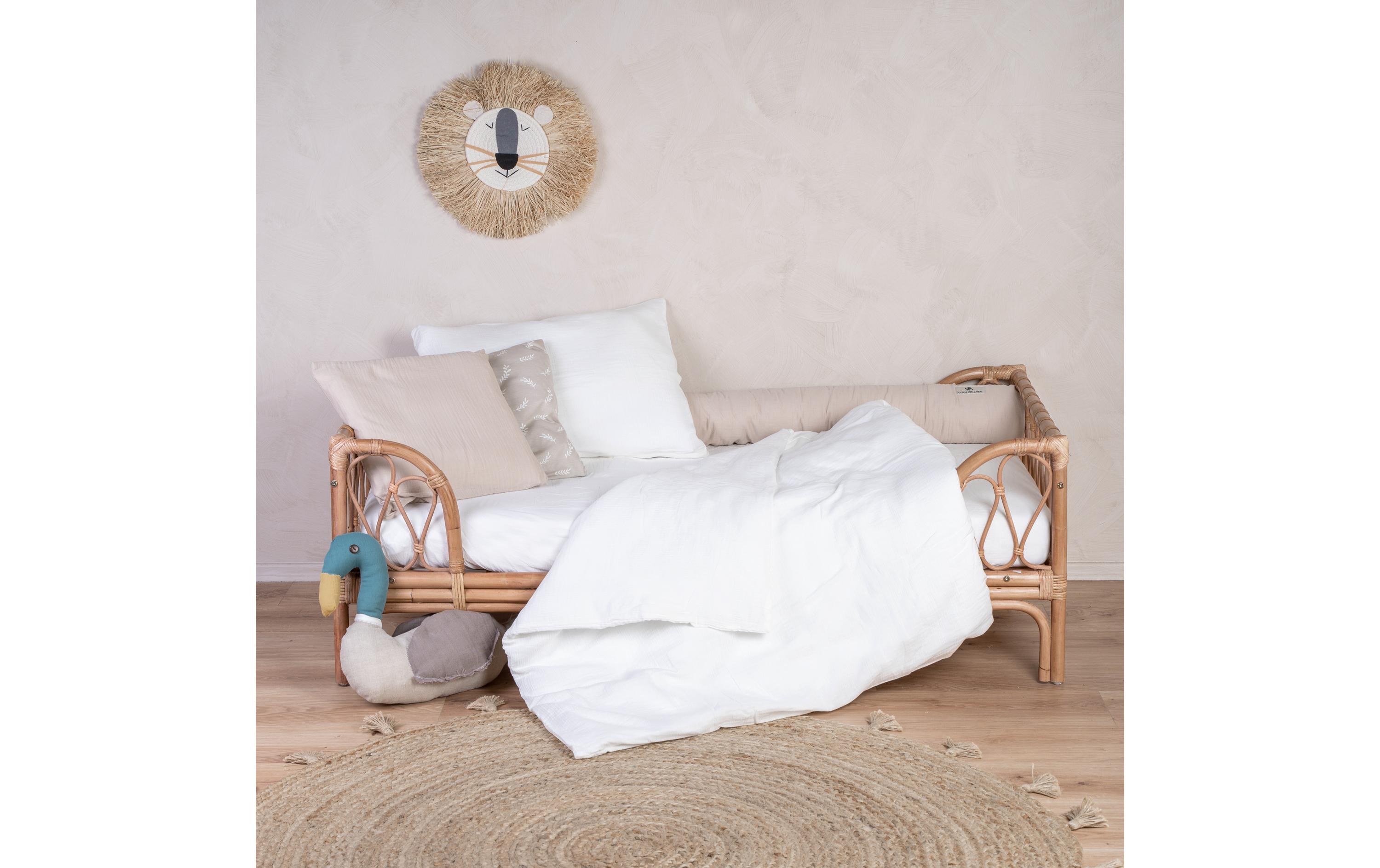 Kinderbettwäsche Musselin Ivory 100 x 135 + 40 x 60 cmMusselin-Bettwäsche
