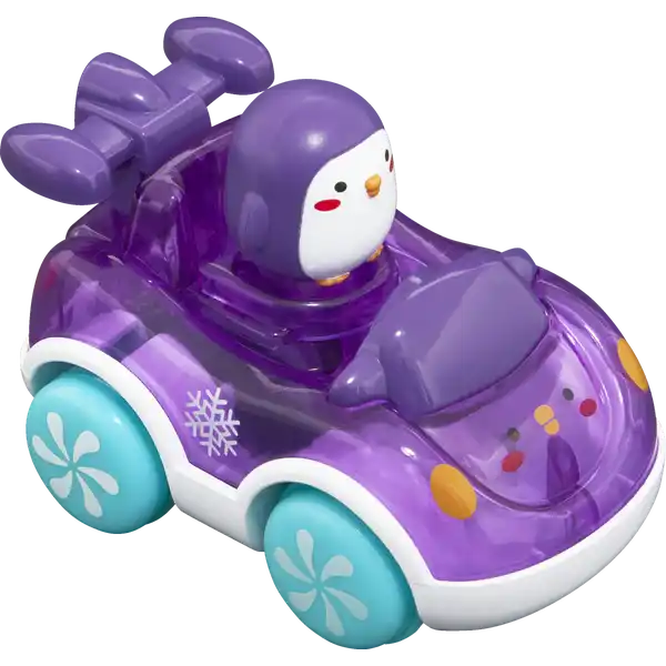 Mini Auto Rückzieher lila