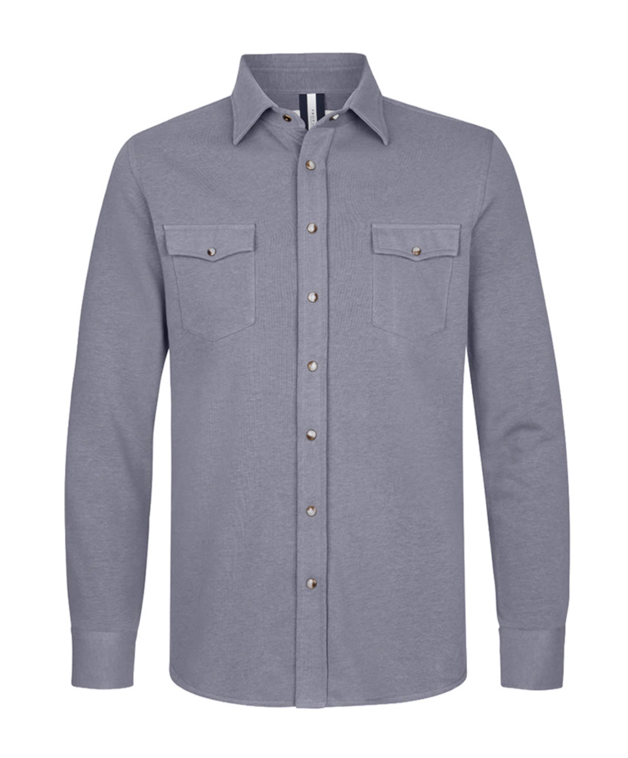 Profuomo Heren overshirt blauw