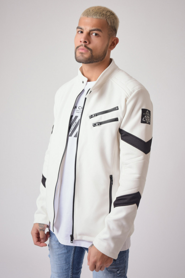 Veste blanche en suédine - Project X - 2030070
