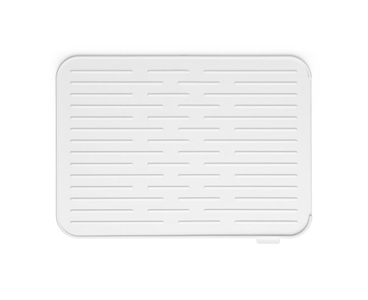Tapis égouttoir à vaisselle en silicone Brabantia SinkSide gris clair