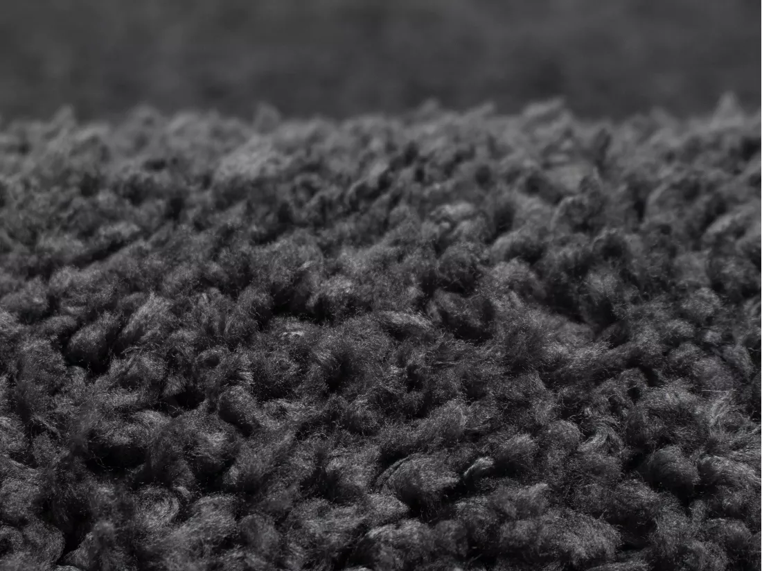 Tapis shaggy à poils longs - 160 x 230 cm - Anthracite - MILINIO