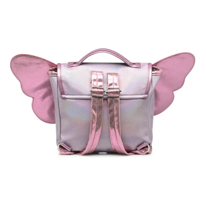 Caramel & Cie Cartable Papillon Irisé | Violet