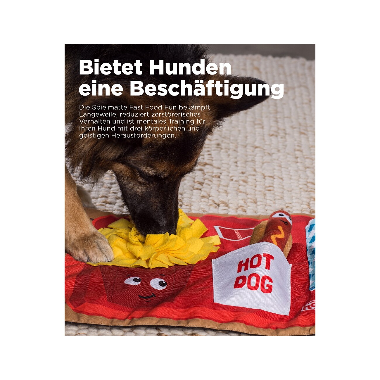 Nina Ottosson Activity Matz Fast Food Fun Intelligenzspielzeug