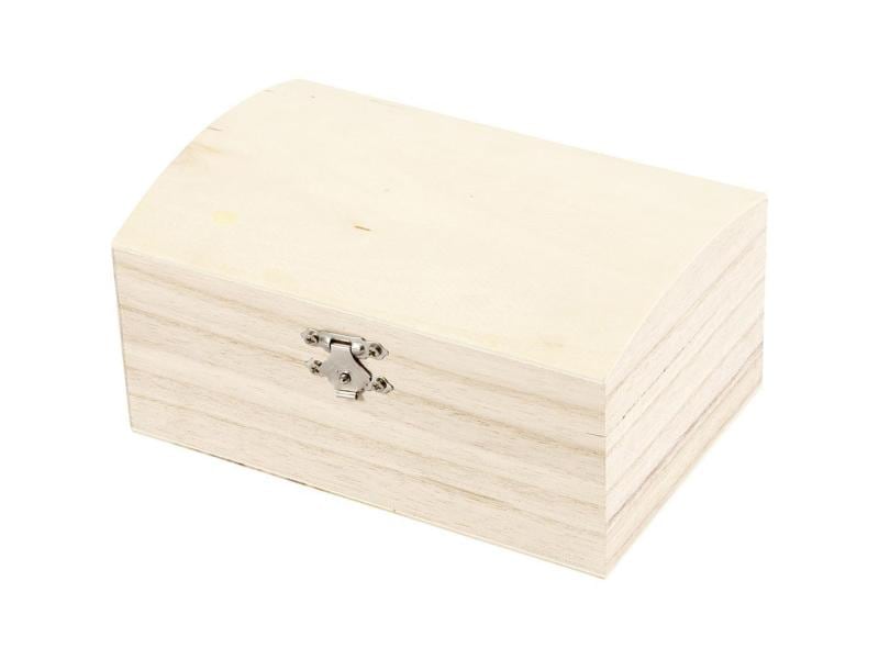 Creativ Company Holzartikel 16.5 x 11 x 8.55 cm Truhe Schatztruhe / Holzbox