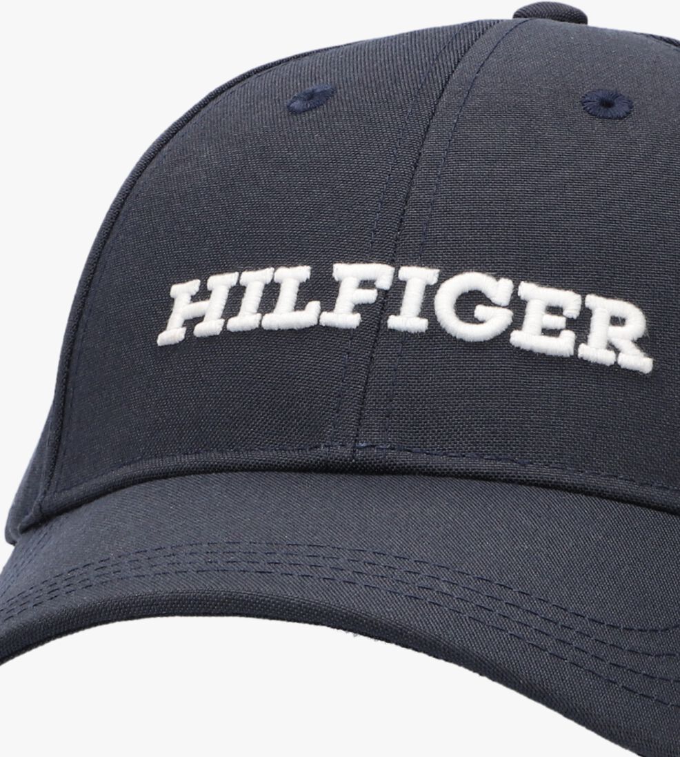 TOMMY HILFIGER blauwe tommy hilfiger pet th monotype canvas 6 panel cap