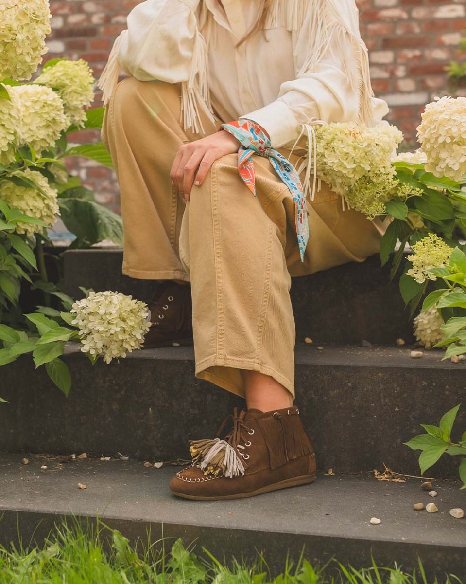Toral Mausi Bruin Dames Enkelboots
