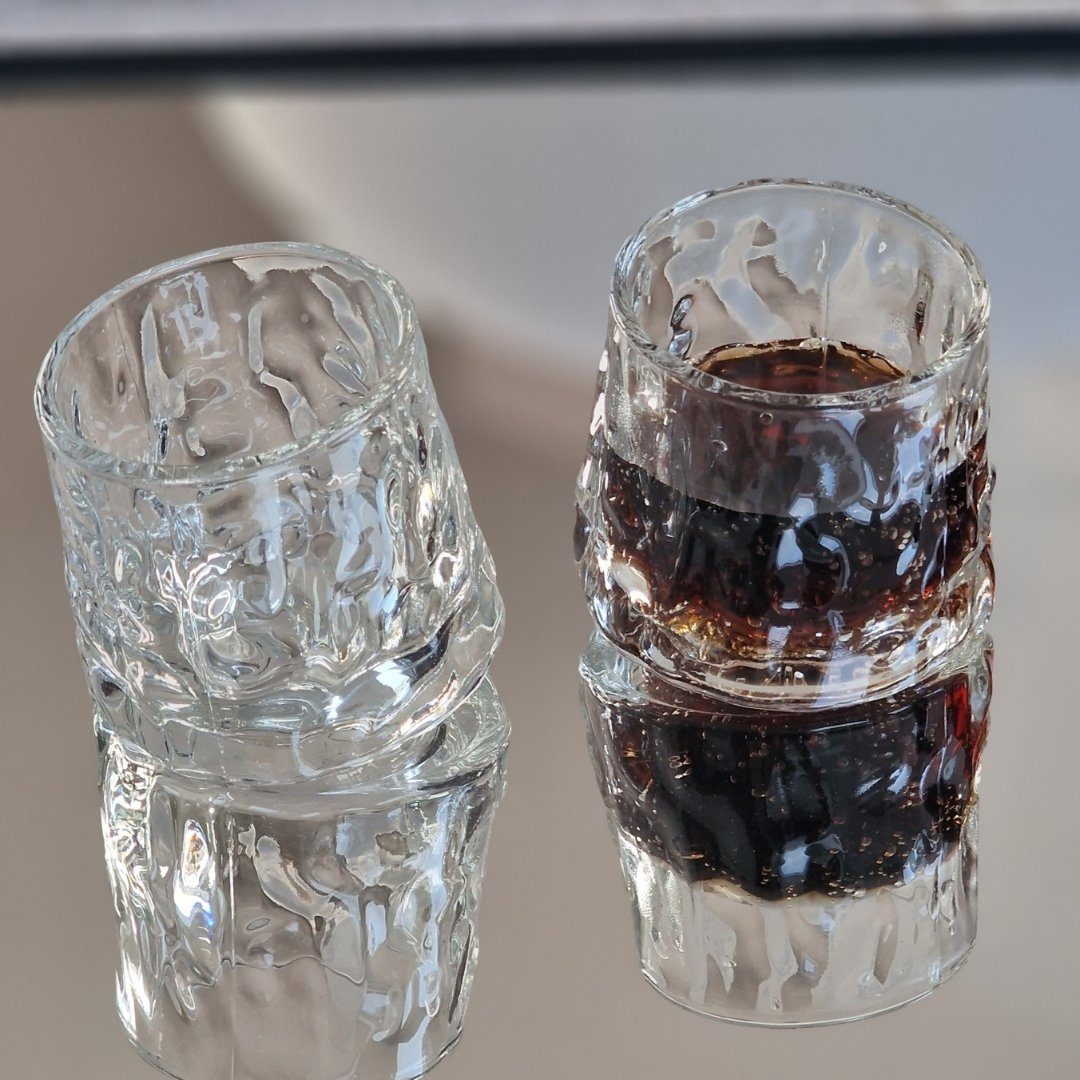 2er Set Whiskyglas Whisky Iceberg - Glas Wasserglas Saft - 180 ml