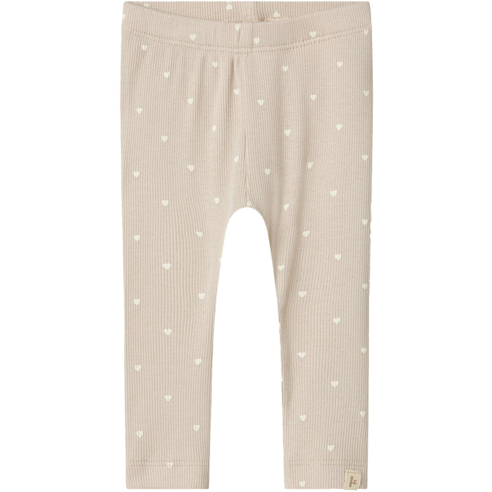 Køb Lil'Atelier Gray Morn Heart Gago Slim Leggings Noos