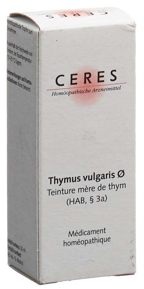 CERES Thymus vulgaris Urtinkt Fl 20 ml