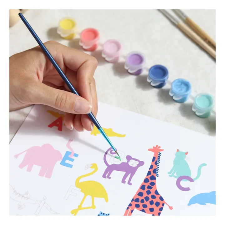 La Petite Épicerie Kit de peinture au numéro - Animal Gang