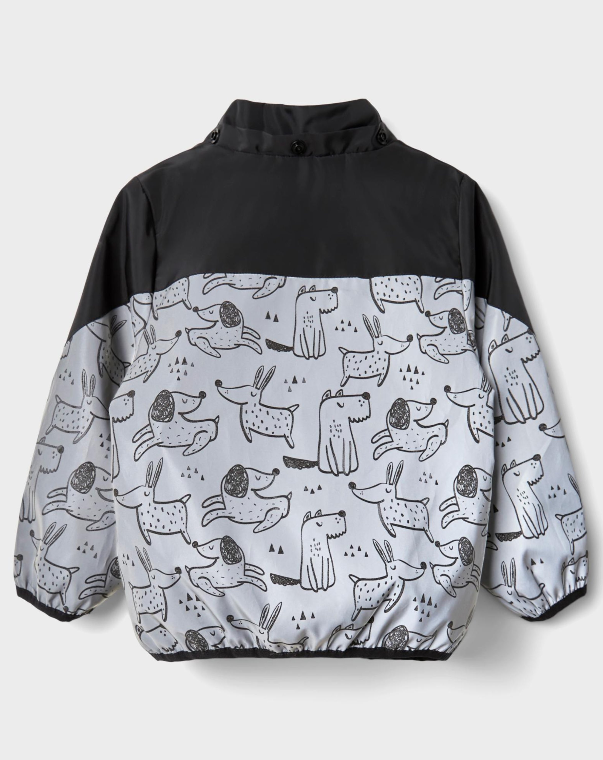 Jacke NMMMIKKI REFLECTIVE in black