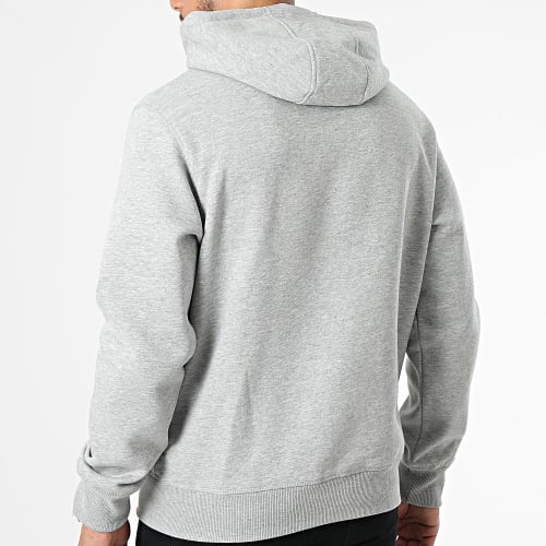 Sweat Capuche Logo MT23602 Gris Chiné