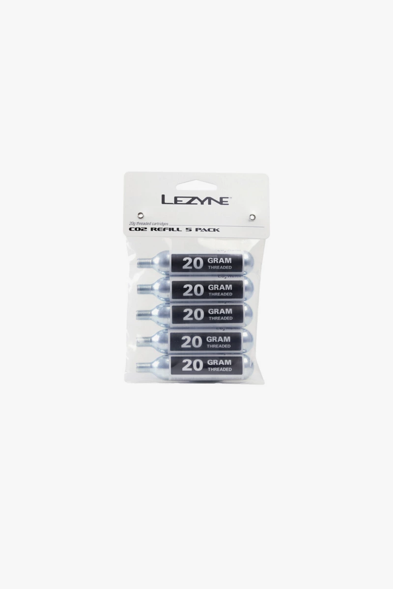 Lezyne 5-Pack 20 g CO2 Patrone