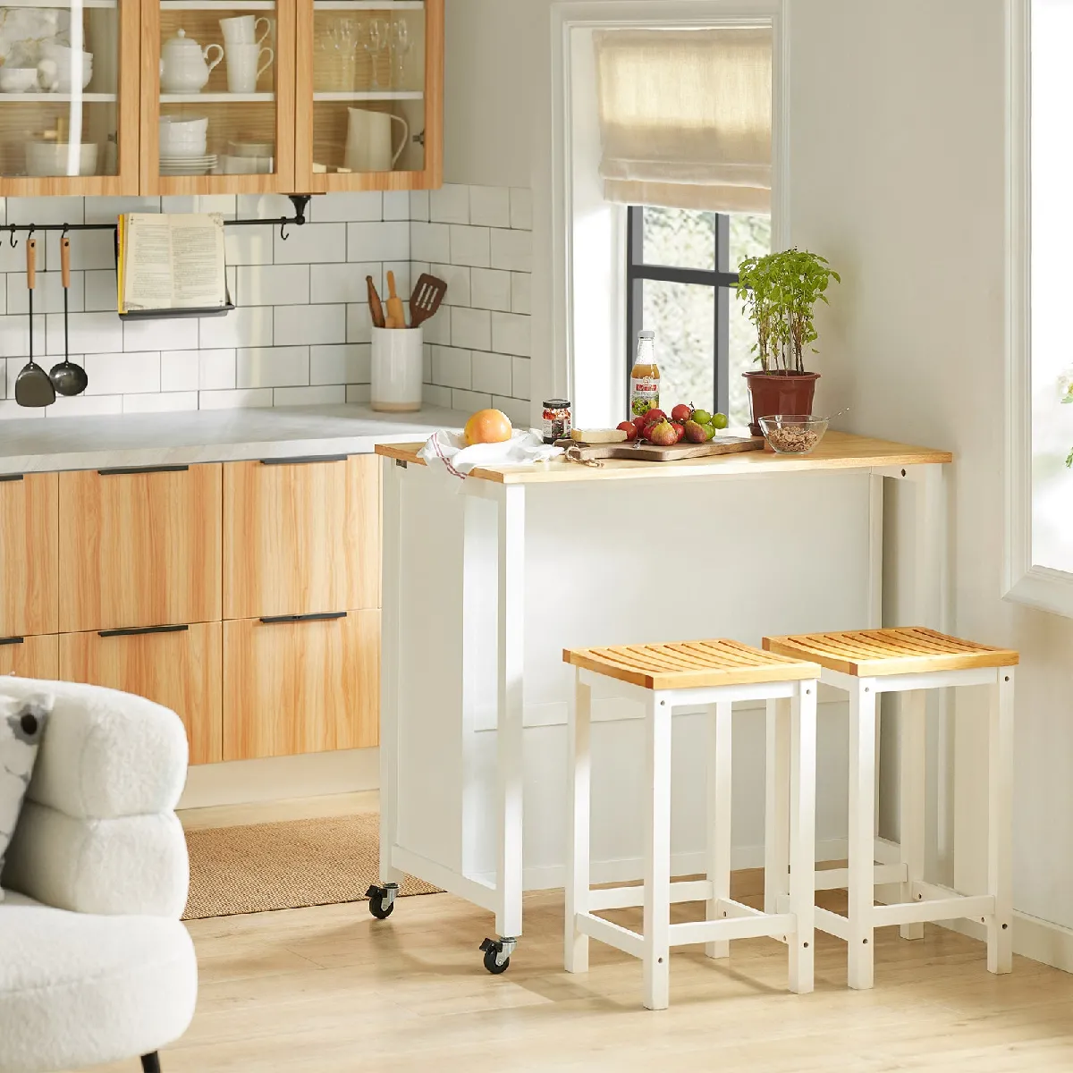SoBuy FKW74-WN Meuble de Cuisine