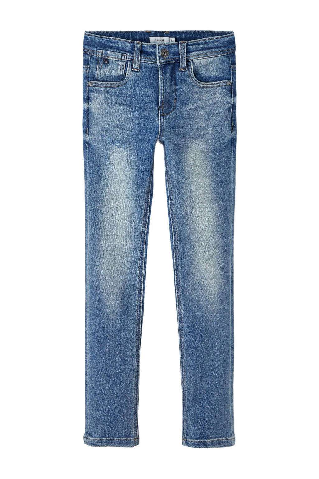 NAME IT slim fit jeans NKMTHEO medium blue denim