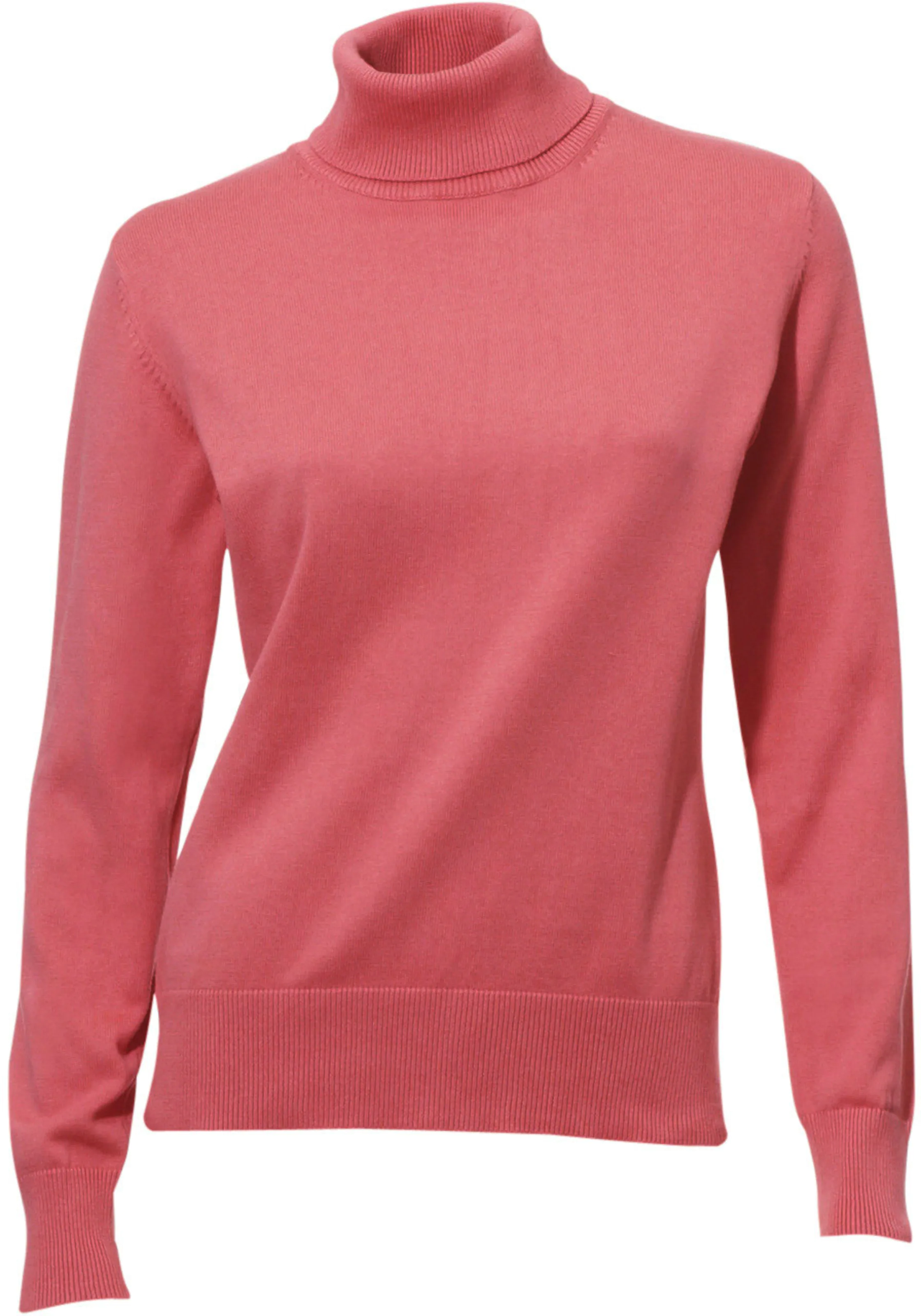 heine Rollkragenpullover in koralle