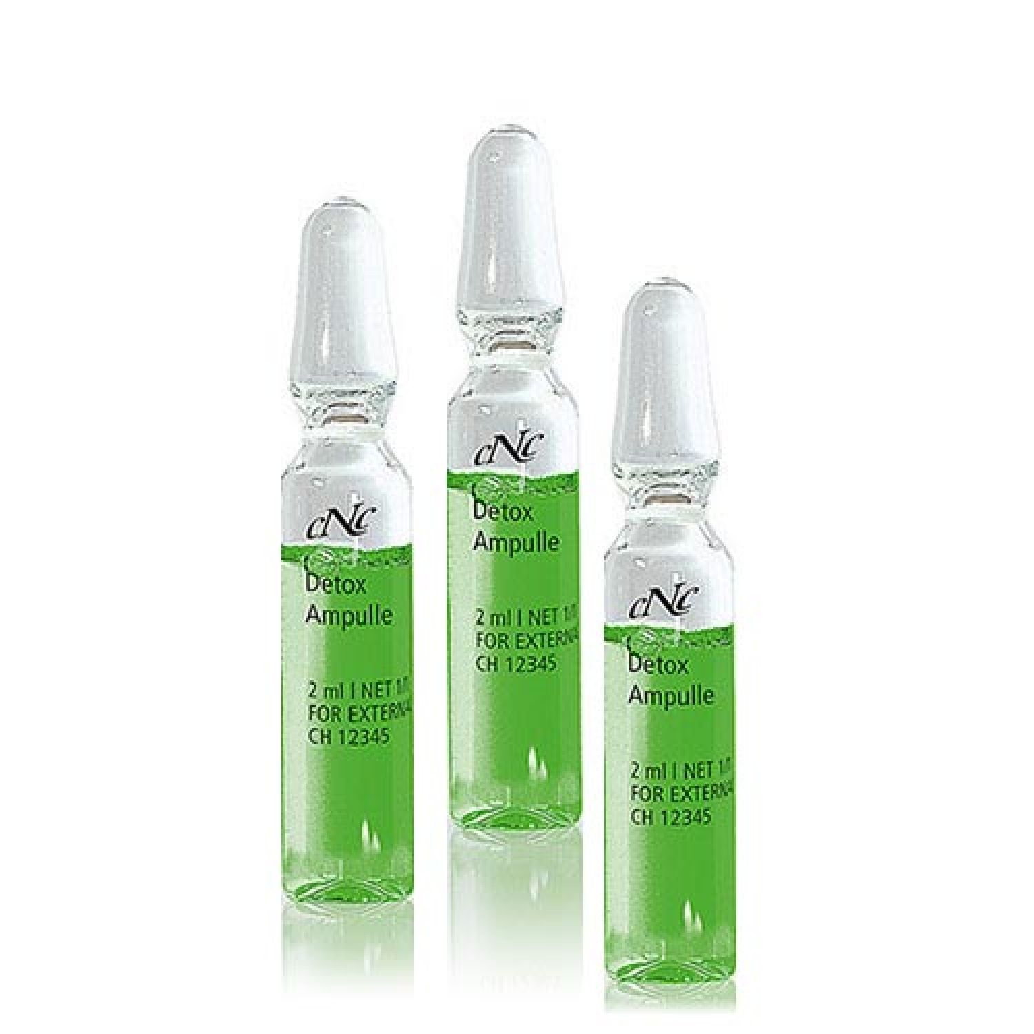 CNC cosmetic Wirkstoffampullen Detox Ampulle