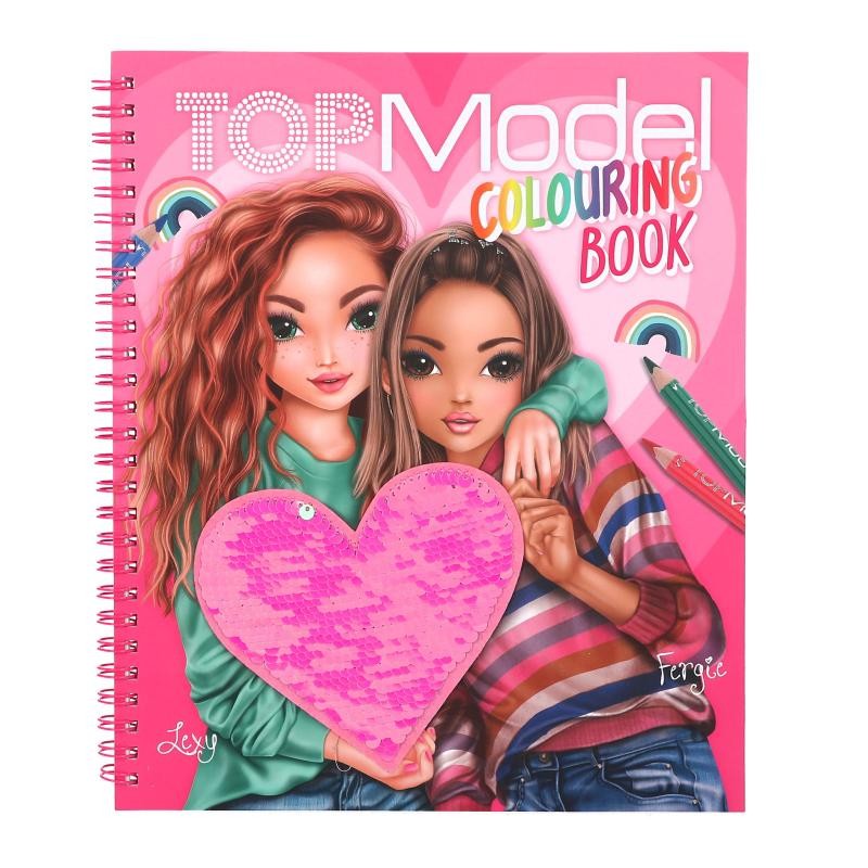 TOPModel Malebog m/pailletter ( 0412977 )
