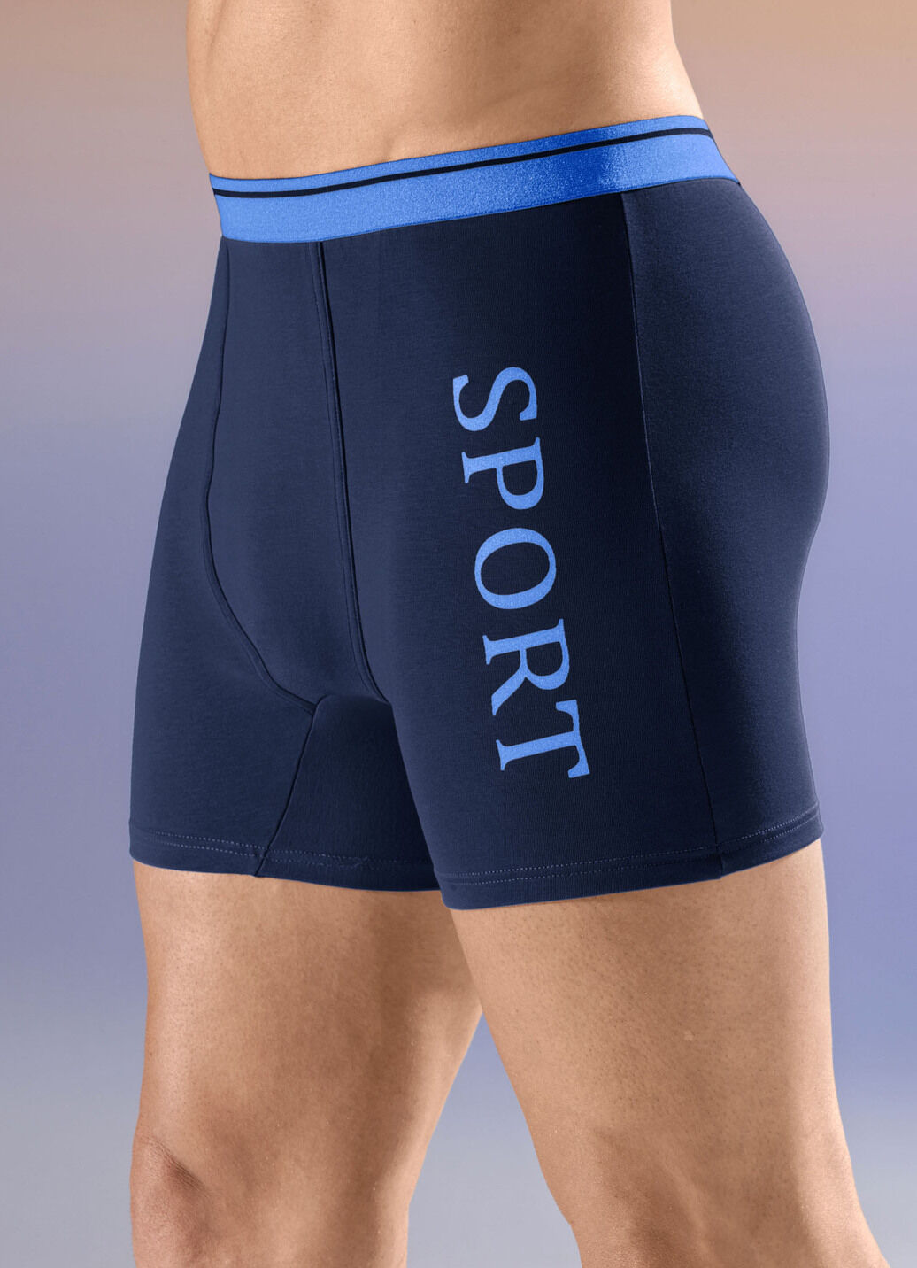 Viererpack Pants mit Elastikbund