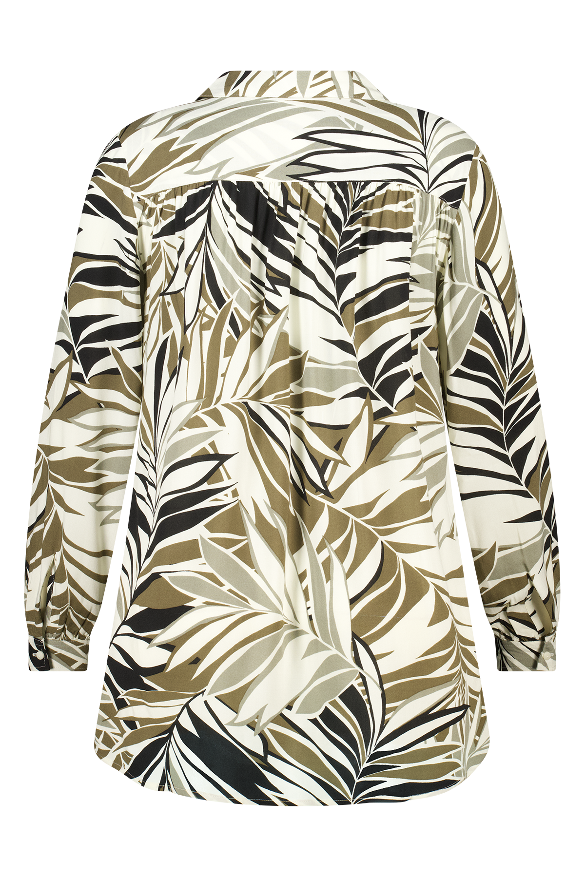 Blouse met print Multi Khaki