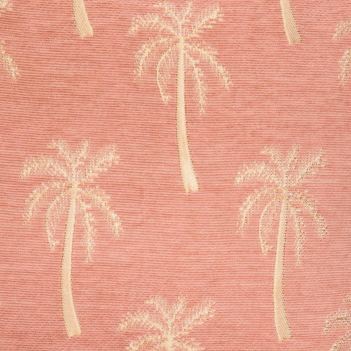 HOUSSE COUSSIN CHENILLE PALMIER ROSE 40X40CM