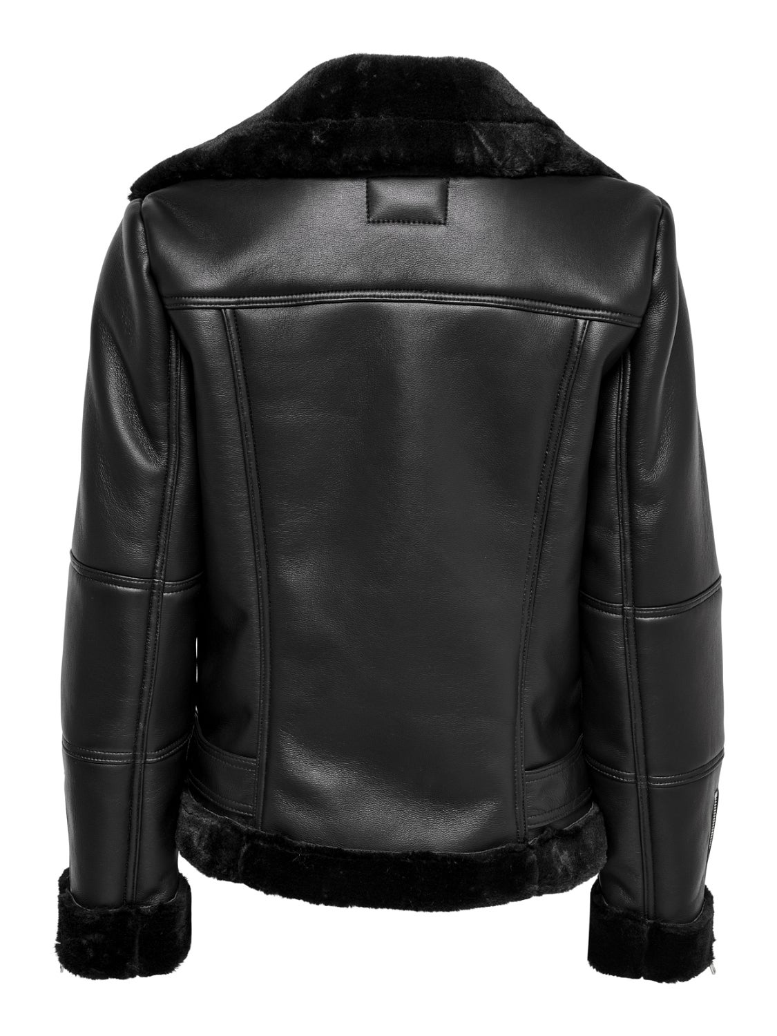 ONLAGNETE Bikerjacke in Lederoptik Black